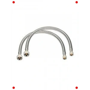 Klozet Bağlantı Hortumu Çelik Flex 3/8 (2 Adet 70cm)