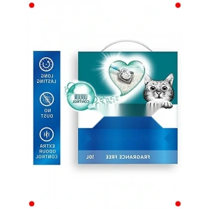 Kokusuz Topaklanan Beyaz Kedi Kumu 10 L