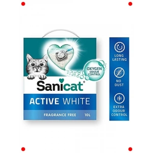 Kokusuz Topaklanan Beyaz Kedi Kumu 10 L