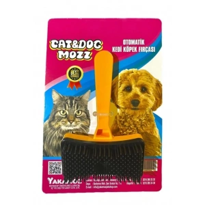 Kolay Temizlenebilen Kedi ve Köpek Fırçası, Tek Tuşla