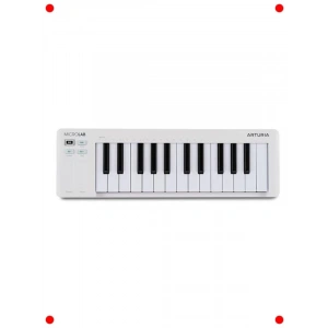 Kompakt 25 Tuşlu MIDI Klavye Kontrolcü - Beyaz
