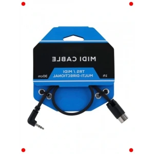 Kompakt 3,5mm TRS - 5 Pimli MIDI Bağlantı Kablosu (30cm)