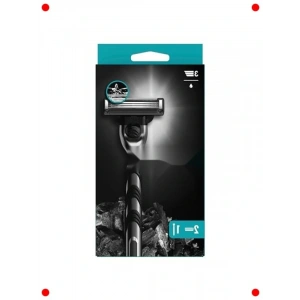 Kömürlü Yedekli 3 Bıçaklı Konforlu Tıraş Makinesi