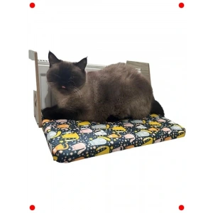 Konforlu Kalorifer Kedi Yatağı - Büyük Boy