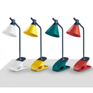 Koni Tasarımlı Masa Lambası, Dokunmatik LED Işık, Beyaz