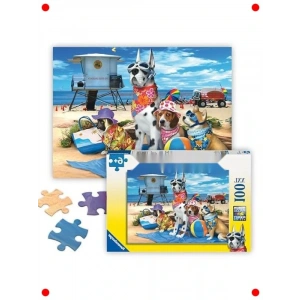 Köpek Çetesi Temalı Çocuk Puzzle (100 Parça)