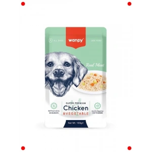 Köpek Yaş Maması: Tavuklu & Sebzeli Porsiyon (100g)