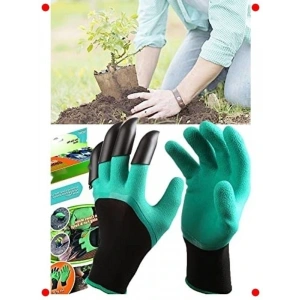 Korumalı Bahçe Eldiveni Pratik Toprak İşleri İçin