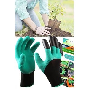 Korumalı Bahçe Kazma Eldiveni, Toprak İşlemleri İçin Pratik Araç