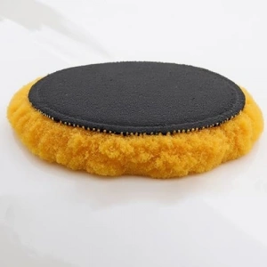 Koyun Kuzu Postu Pedi, Sarı Renk, Ø 125 mm Orta Sert Pasta Cila