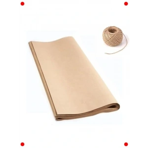 Kraft Paketleme Kağıdı & Jüt İp Seti (70x100cm)