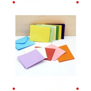 Krem Minik Hediye Zarfı 7x9 cm (25 Adet)