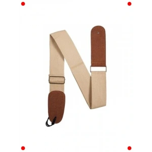 Krem Renk Ayarlanabilir Gitar Omuz Askısı