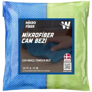 Krofiber Oto Cam Bezi, 50x70 cm Boyutunda, 2li Paket