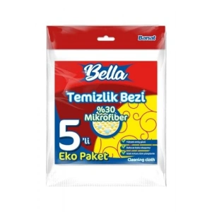 Krofiber Tezlik Bezi, 5li Eko Paket, %30 Krofiber