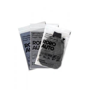 Krofiber Yıkama & Kurulama Seti, Eldiven ve Cam Bezi ile