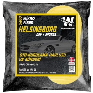 Kroko Süngeri ve Araç Kurulama Havlusu Seti