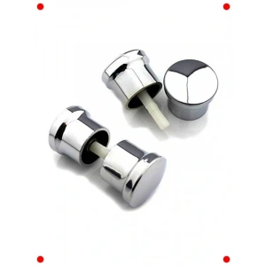 Krom Duşakabin Kulpu Seti, Çift Kapı İçin (2 Takım)