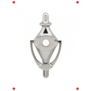 Krom Kaplama Kapı Tokmağı ve Zili (Dürbün Uyumlu)