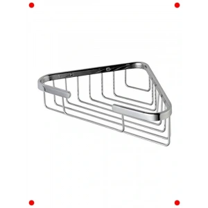 Krom Kaplama Köşe Banyo Malzemeliği - Tek Bölmeli