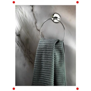 Krom Kaplama Yuvarlak Havlu Askılığı