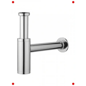 Krom Lavabo Sifonu (T Tipi) Şık ve Fonksiyonel