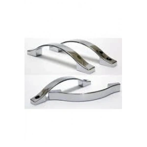 Krom Renk Cam Duşakabin Ay Kulp, 160 mm, 2 Kapak İçin