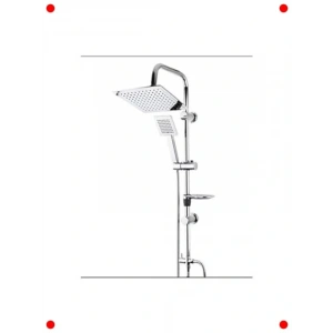 Krom Yağmur Etkili Robotik Duş Siste