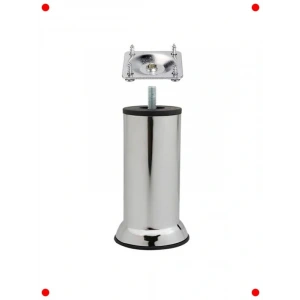 Krom  Yükseltme Ayağı, M8, 12 cm, 12li Set