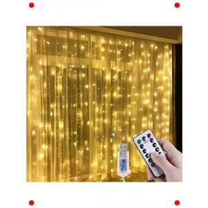 Kumandalı 3x3 Metre Dekoratif Perde LED Işık