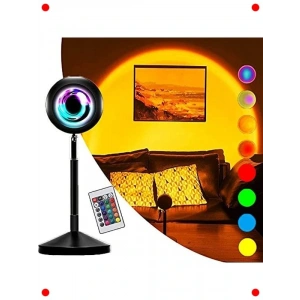 Kumandalı Gün Batımı Projektör Lamba RGB