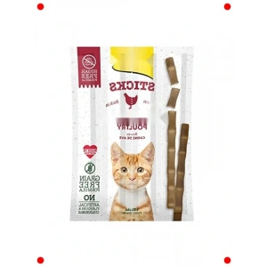 Kümes Hayvanlı Kedi Ödül Çubukları Tahılsız 4x20gr