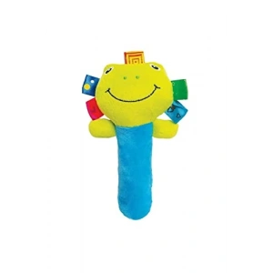 Kurbağa Temalı Çıngıraklı Sıksık Oyuncak, Eğlenceli Tasarım