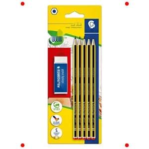 Kurşun Kalem Seti - 5 Kalem, Silgi ve Kalemtıraş