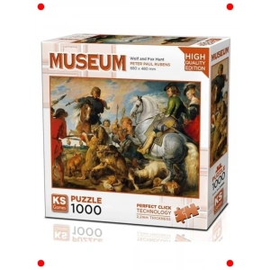 Kurt ve Tilki Avı 1000 Parça Manzara Puzzle