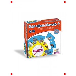 Kuyruğum Nerede? Eğlenceli Renkli Çocuk Kitabı