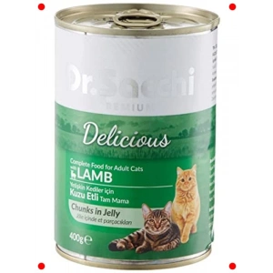 Kuzu Etli Konserve Kedi Maması 400 Gr