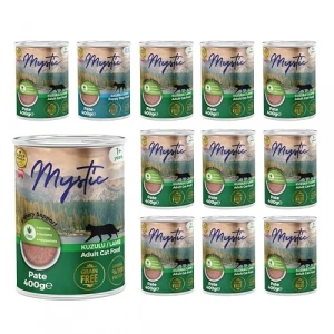 Kuzu Etli Yetişkin Kedi Pate, 400 Gr, 12 Adet