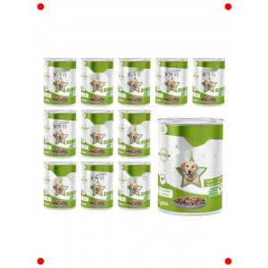 Kuzulu ve Jöleli Yetişkin Köpek Konserve Mama (12 x 400 Gr)