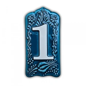 Lale Desenli Kapı Numarası, Dış Mekan Kullanımı için Dayanıklı, 0-9