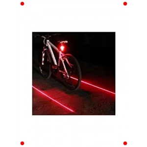 Lazer Işınlı Güvenlik Bisiklet Stop Lambası