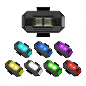 Led Anti Çarpışma Uyarı Işığı 7 Renk/Drone/Araba/Motor/Bisiklet/Kamp