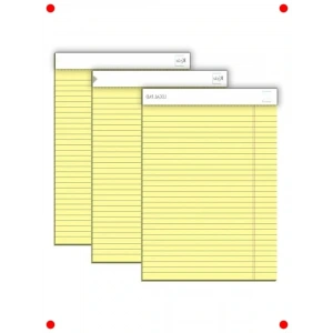 Letter Boyut Not Defteri Seti - 3 Adet Sarı