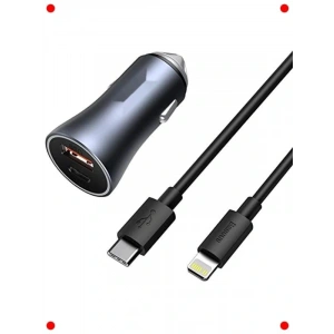 Lightning Kablolu Araç Şarj Cihazı Seti -  Şarj