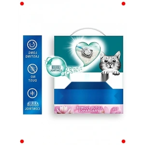 Lotus Çiçeği Kokulu Topaklanan Kedi Kumu 10L