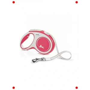 M Beden Kırmızı 5MT Şerit Köpek Tasması