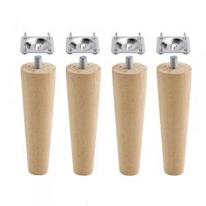 M8 Civatalı Ahşap Koltuk Ayağı, 12 cm, 8li Set