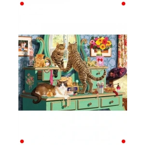 Makyaj Meraklıları Temalı Yapboz - 260 Parça