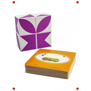 Manyetik Görsel Zeka Küpleri - 40 Kartlı Set