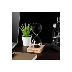 Manyetik Kum Saati, Ahşap Kaide ile Mıknatıslı Tasarım